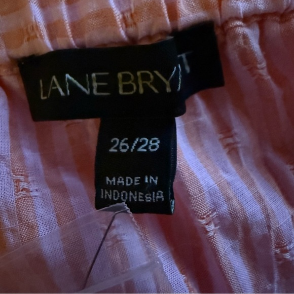 Lane Bryant Womens Orange & Pink
Striped Off The Shoulder Bell
Sleeve Top 26/28 - Picture 5 of 8